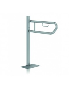 Barra do pé dobrável 800 mm. Com Suporte para Rolos de Aço