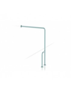 Barre de support en acier 90º Mur-Plancher Avec 2 Ancrages