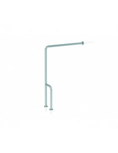 Steel support bar 90º Wall-floor with 2 anchors 2