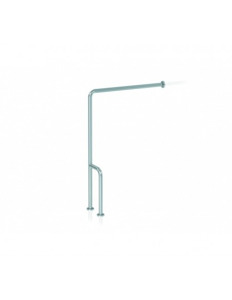 Barre de support en acier 90º Mur-Plancher Avec 2 Ancrages