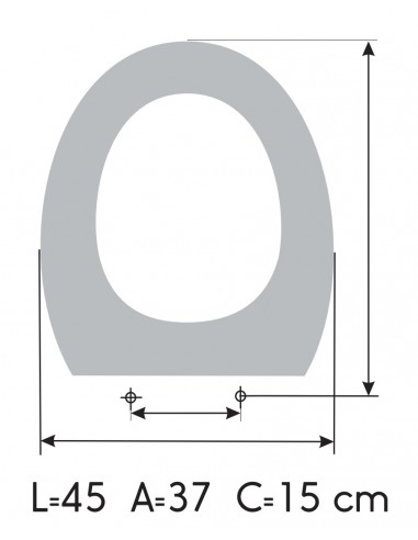 Toilet Seat NOKEN MAREA made to measure