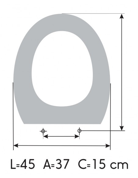 Toilet Seat NOKEN MAREA made to measure