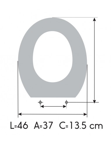 Toilet Seat NOKEN PORCELANOSA METRIC