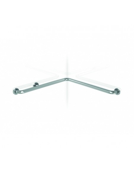 BARRA 90º 700 x 700 MM. DE ACERO PARA RINCON