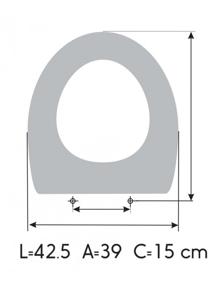 Toilet Seat NOKEN MILAN made to measure