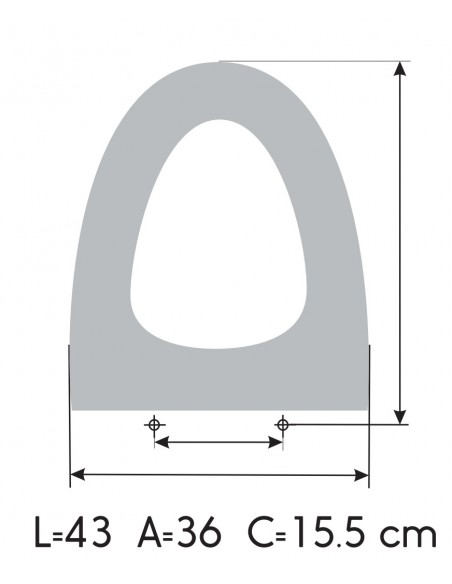 Toilet Seat NOKEN PORCELANOSA NIZA ETOOS