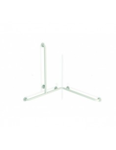 Barra soporte ducha nylon 3 brazos