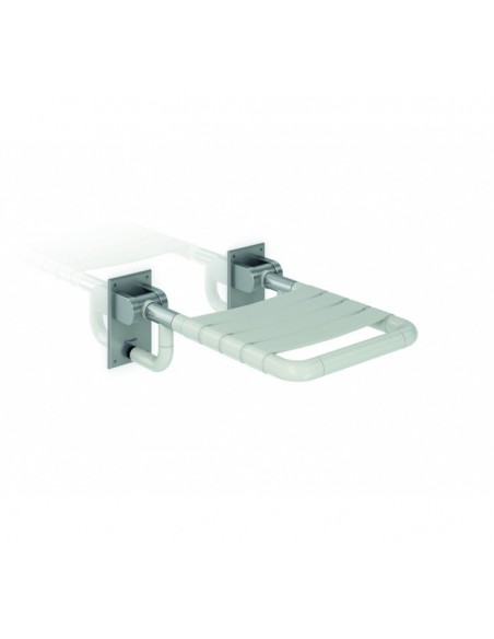 Sedile doccia altalena in nylon con supporto in acciaio inox. Sedile doccia altalena in nylon con supporto in acciaio inox.