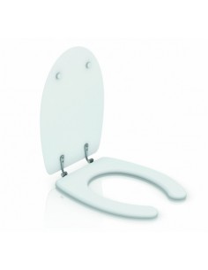 Sedile WC con apertura anteriore per toilette Genwec