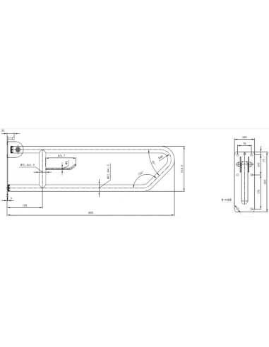 Folding Bar With Steel Roll Holder GENWEC