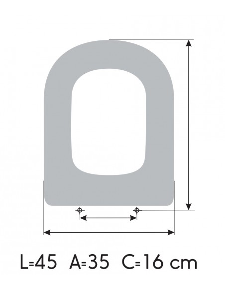 Tapa WC IDEAL STANDARD CALLA Fabricada A Medida MEDIDAS