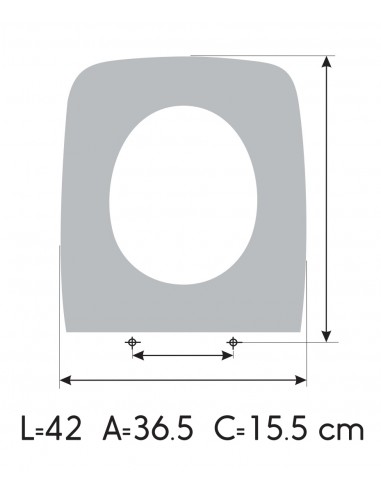 Abattant WC IDEAL STANDARD CANTICA fait sur mesure
