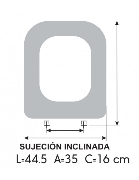 Sedile copriwater IDEAL STANDARD CONCA su misura