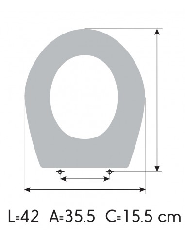 Tapa WC IDEAL STANDARD ECCO Fabricada A Medida MEDIDOS
