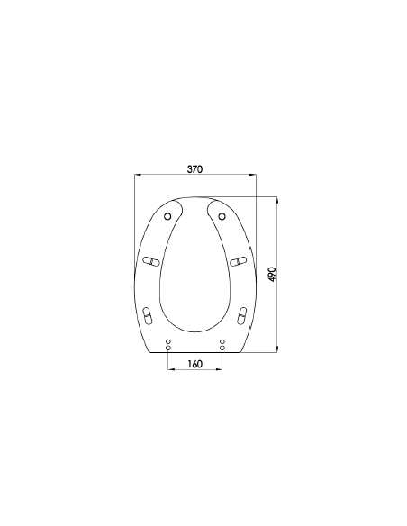 Assento Wc Com Toalete Abertura Gw11 42 E Gw11 43 Genwec
