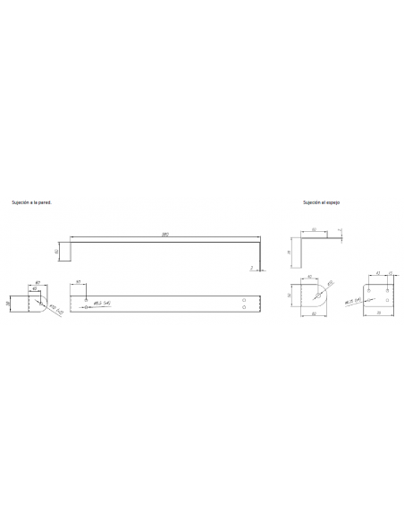 Kit para reclinar espejo GW11 70