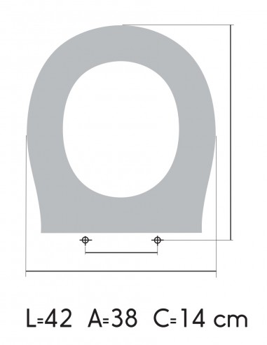 Toilet Seat BATHCO FORMENTERA made to measure