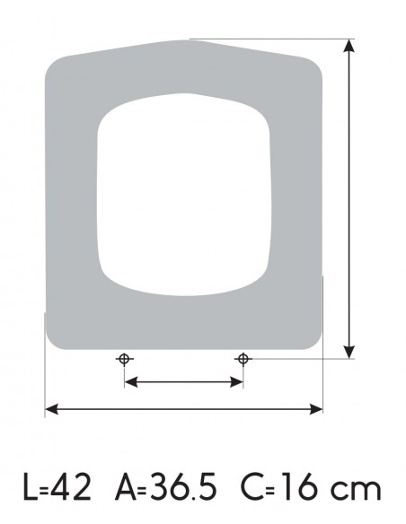 Tapa WC CIFIAL PORTOFINO Fabricada A Medida MEDIDAS