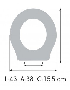 Abattant WC GALASSIA ETHOS fait sur mesure