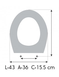 Toilet Seat VILEROY BOCH GRAN GRACIA 2