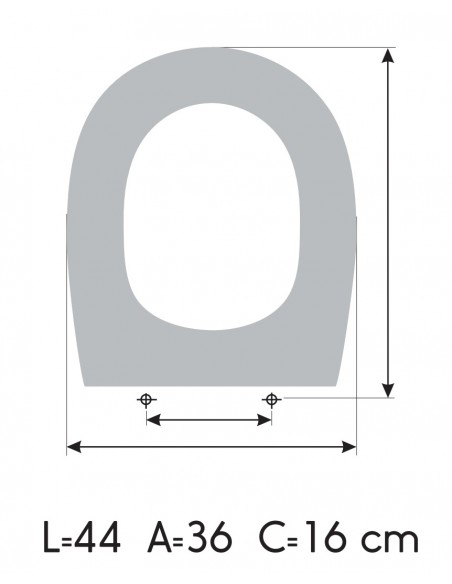 Tapa WC VILLEROY BOCH PLANOS Fabricada A Medida MEDIDAS