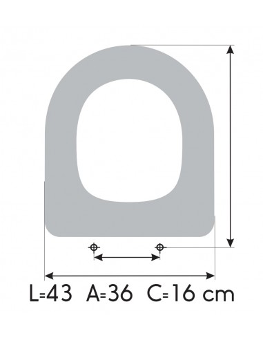 Toilet Seat DOLOMITE QUADRARCO