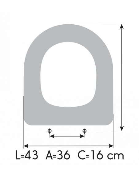 Toilet Seat DOLOMITE QUADRARCO
