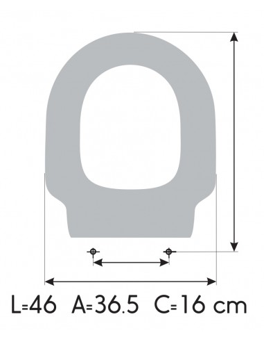 Tapa WC FACIS CADORE Fabricada A Medida MEDIDAS