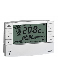 CRONOTERMOSTATO DIGITAL SEMANAL VIA RADIOFRECUENCIA "ZEFIRO"