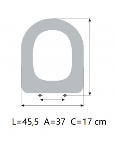 Toilet Seat FALERI AIDA Made To Measure