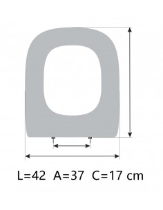Sedile Copriwater DURAVIT DURASTYLE Su Misura 2