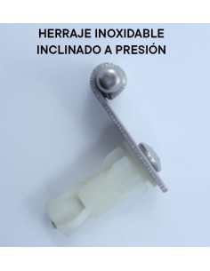 Encaixe inoxidável inclinado sob pressão
