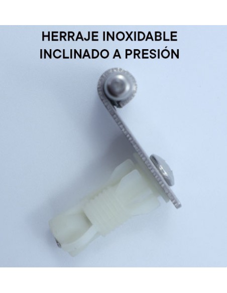 Raccord en acier inoxydable incliné sous pression