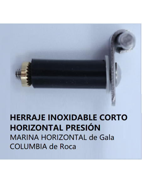 Raccords horizontaux courts en acier inoxydable