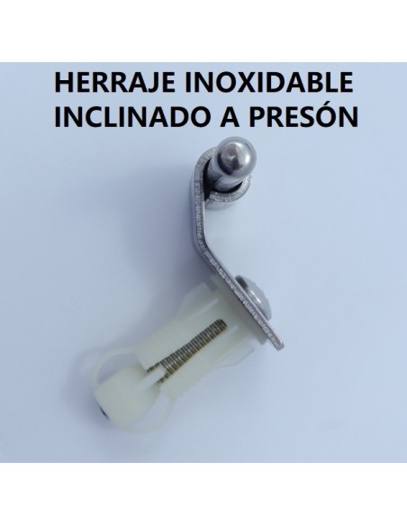 Pressão de aço inoxidável inclinada AUREA