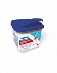 Multi-Ação Anti-calcário 10 Funções 0% de ácido bórico 5 Kg. ASTRALPOOL