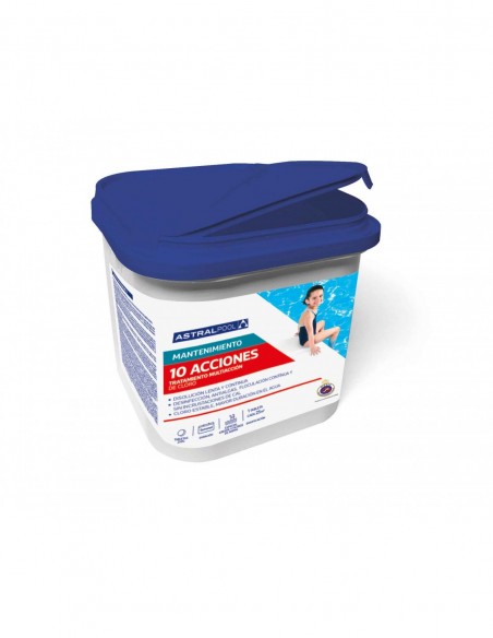 Multi-Acción Antical 10 Funciones 0% Ácido Bórico 5 Kg ASTRALPOOL Multi-Acción Antical 10 Funciones 0% Ácido Bórico 5 Kg ASTRALPOOL