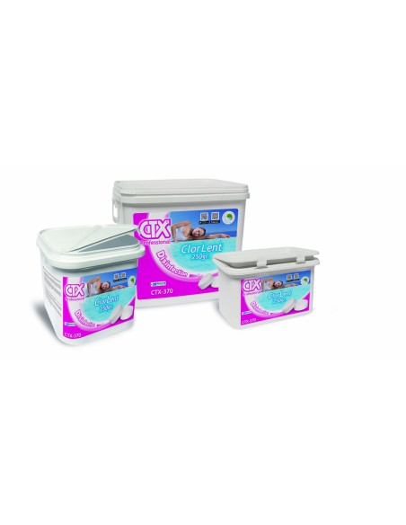 Chlore lent 0% d'acide borique dans les comprimés ClorLent 5 Kg. CTX