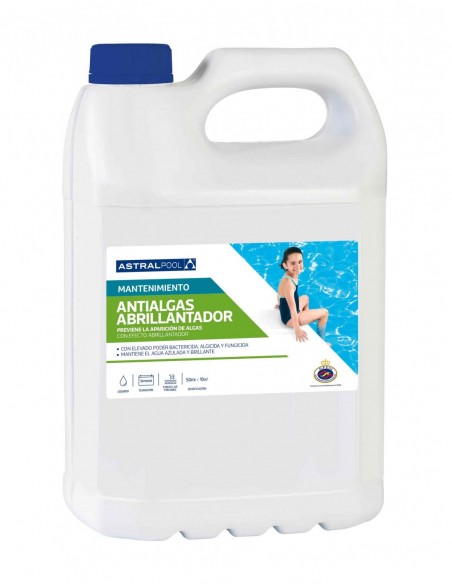 Antialgas Abrillantador de 5 Litros para piscina ASTRALPOOL Antialgas Abrillantador de 5 Litros para piscina ASTRALPOOL