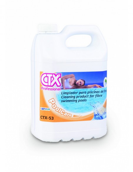 Limpiador Desincrustante Piscinas Fibra 5 Litros CTX Limpiador Desincrustante Piscinas Fibra 5 Litros CTX