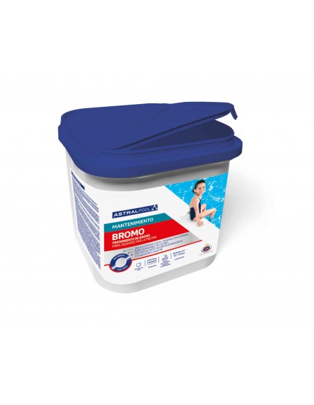 Bromine em comprimidos de 20 g em 5 kg de contêiner astralpool