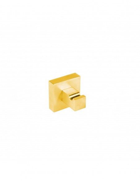 Percha Serie CUADRO-TRES ORO 24K MATE Percha Serie CUADRO-TRES ORO 24K MATE