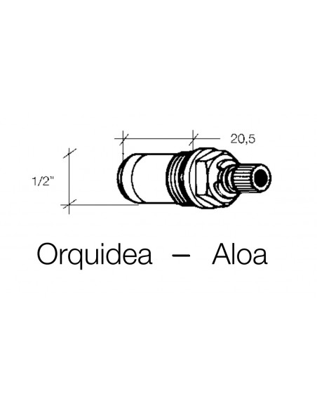 Kit 2 Unités Têtes Mélangeur A525068109 ROCA