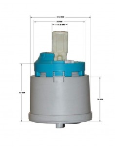 Cartuccia R-44 Plus + Dado + Chiave A525081303 ROCA 2