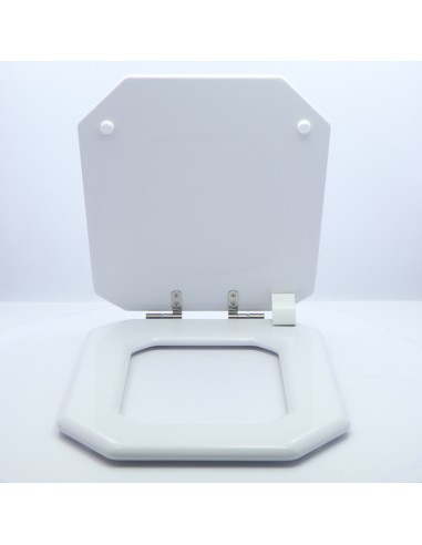 Tapa WC DURAVIT 1930 OCTOGONAL Fabricada A Medida BLANCO