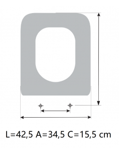 UNISAN LOOK Soft Close Toilet Seat ETOOS 2
