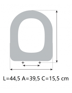 Sedile copriwater IDEAL STANDARD TIZIO Chisura Morbida ETOOS 2