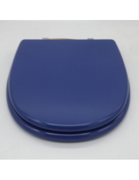 Tapa WC GALA BACARA Caída Amortiguada Fabricada A Medida  AZUL ELECTRICO