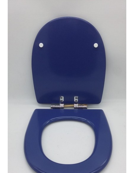Tapa WC GALA BACARA Caída Amortiguada Fabricada A Medida  AZUL ELECTRICO
