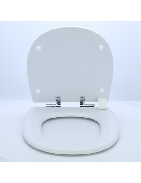 Tapa WC GALA BACARA Caída Amortiguada Fabricada A Medida BLANCO